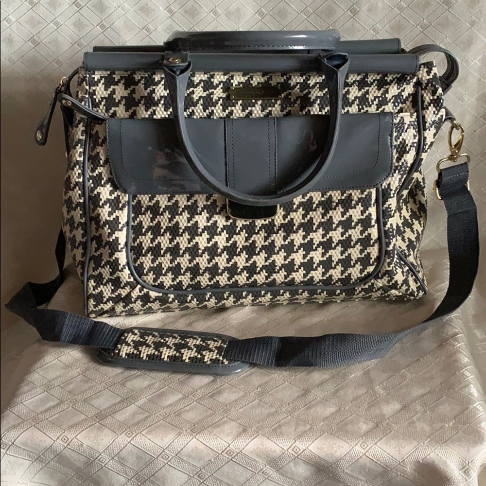 Samantha Brown Faux leather weekender bag